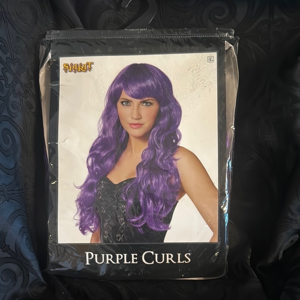 Spirit Purple Curls Wig